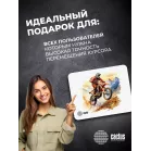 Коврик для мыши Cactus Motobike 250x200x3мм (CS-MP-D12S)