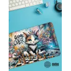 Коврик для мыши Cactus Game Over 700x400x4мм (CS-MP-COR01XLL)