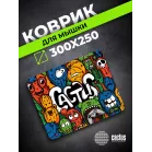 Коврик для мыши Cactus Colorful Cacti 300x250x3мм (CS-MPC-D03M)