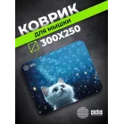 Коврик для мыши Cactus White Cat 300x250x3мм (CS-MPC-D11M)