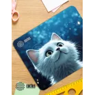Коврик для мыши Cactus White Cat 300x250x3мм (CS-MPC-D11M)