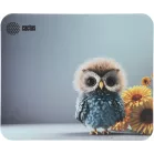 Коврик для мыши Cactus Owl gray рисунок 300x250x3мм (CS-MPC-D12M)