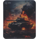 Коврик для мыши Cactus Burning tank рисунок 300x250x3мм (CS-MPC-D04M)
