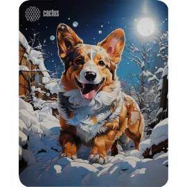 Коврик для мыши Cactus Corgi рисунок 300x250x3мм (CS-MPC-D13M)