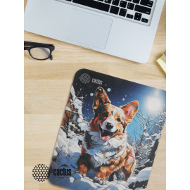 Коврик для мыши Cactus Corgi рисунок 300x250x3мм (CS-MPC-D13M)