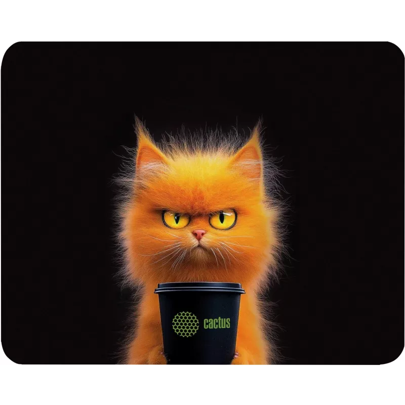 Коврик для мыши Cactus Red Cat 220x180x2мм (CS-MPC-P11XS)