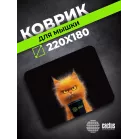 Коврик для мыши Cactus Red Cat 220x180x2мм (CS-MPC-P11XS)