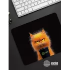 Коврик для мыши Cactus Red Cat 220x180x2мм (CS-MPC-P11XS)