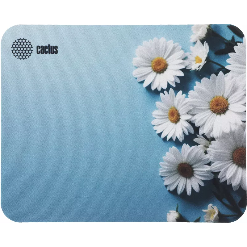 Коврик для мыши Cactus Daisies рисунок 250x200x3мм (CS-MPC-D07S)