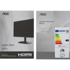 Монитор AOC 23.8" Value Line 24B2XH черный IPS LED 16:9 HDMI матовая 1000:1 250cd 178гр/178гр 1920x1080 75Hz VGA FHD 2.7кг