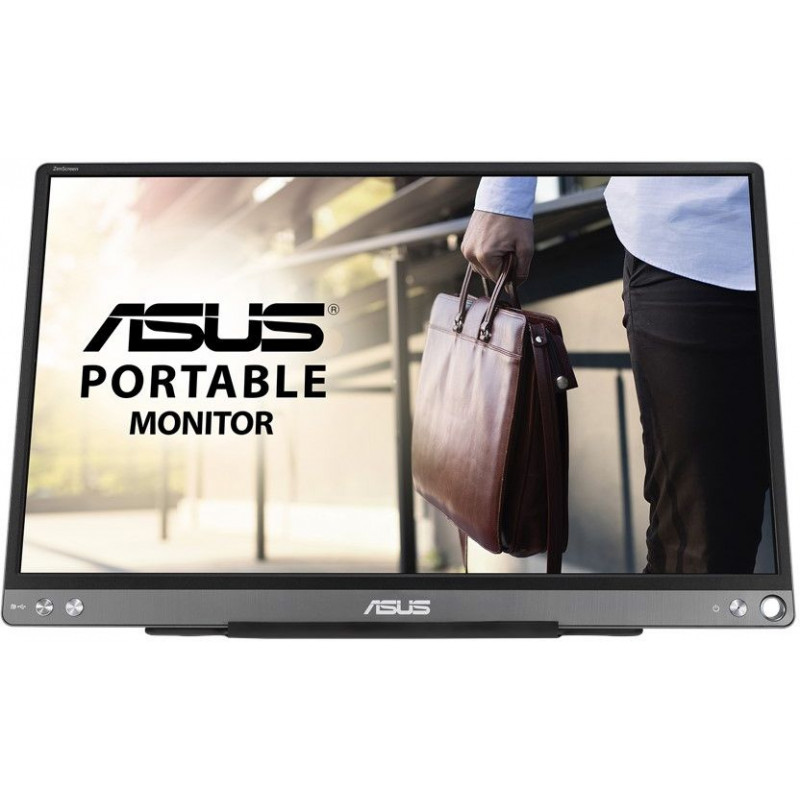 Монитор Asus 15.6" ZenScreen MB16ACE темно-серый IPS LED 16:9 матовая 220cd 178гр/178гр 1920x1080 60Hz FHD USB 0.8кг Монитор Asus 15.6" ZenScreen MB16ACE темно-серый IPS LED 16:9 матовая 220cd 178гр/178гр 1920x1080 60Hz FHD USB 0.8кг