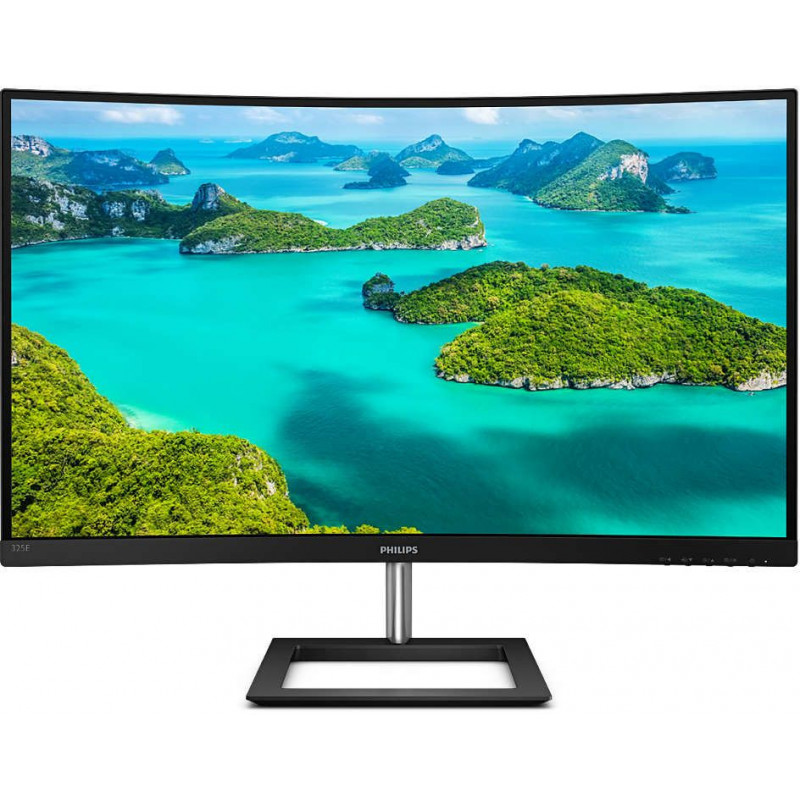 Монитор Philips 31.5" 325E1C(00/01) черный VA LED 16:9 HDMI матовая 250cd 178гр/178гр 2560x1440 75Hz FreeSync VGA DP 2K 7.34кг Монитор Philips 31.5" 325E1C(00/01) черный VA LED 16:9 HDMI матовая 250cd 178гр/178гр 2560x1440 75Hz FreeSync VGA DP 2K 7.34кг
