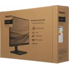 Монитор Philips 23.8" 242S1AE (00/01) черный IPS LED 16:9 DVI HDMI M/M матовая HAS Piv 1000:1 300cd 178гр/178гр 1920x1080 75Hz VGA DP FHD 4.83кг