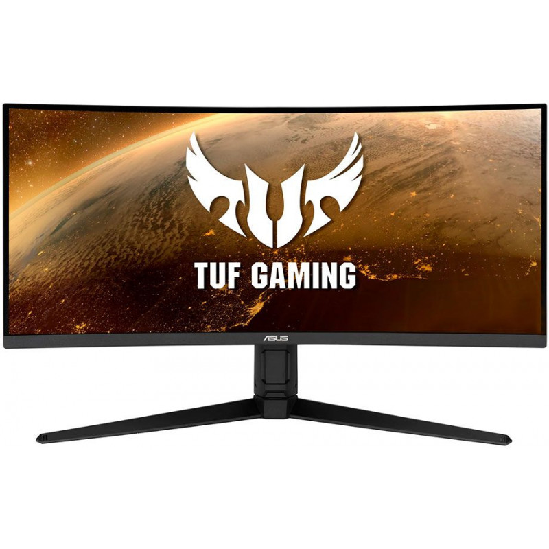 Монитор Asus 34" TUF Gaming VG34VQL1B темно-серый VA LED 1ms 21:9 HDMI M/M матовая HAS Piv 550cd 178гр/178гр 3440x1440 165Hz DP 2K USB 9.01кг Монитор Asus 34" TUF Gaming VG34VQL1B темно-серый VA LED 1ms 21:9 HDMI M/M матовая HAS Piv 550cd 178гр/178гр 3440x1440 165Hz DP 2K USB 9.01кг