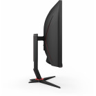 Монитор AOC 34" Gaming CU34G2X черный/красный VA LED 1ms 21:9 HDMI матовая HAS 300cd 178гр/178гр 3440x1440 144Hz FreeSync Premium DP Quad 2K (1440p) USB 8.1кг