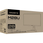 Монитор Gigabyte 28" M28U черный IPS LED 1ms 16:9 HDMI M/M матовая HAS 300cd 178гр/178гр 3840x2160 144Hz FreeSync DP 4K USB 6.93кг