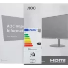 Монитор AOC 31.5" Value Line Q32V4 черный IPS LED 4ms 16:9 HDMI M/M матовая 250cd 178гр/178гр 2560x1440 75Hz DP 2K 6.8кг