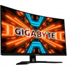 Монитор Gigabyte 34" M34WQ черный IPS LED 1ms 21:9 HDMI M/M матовая HAS Piv 400cd 178гр/178гр 3440x1440 144Hz FreeSync DP 2K USB 10.22кг
