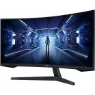 Монитор Samsung 34" Odyssey G5 C34G55TWWI черный VA LED 1ms 21:9 HDMI матовая 250cd 178гр/178гр 3440x1440 165Hz DP UW 5.6кг
