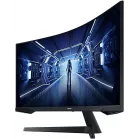 Монитор Samsung 34" Odyssey G5 C34G55TWWI черный VA LED 1ms 21:9 HDMI матовая 250cd 178гр/178гр 3440x1440 165Hz DP UW 5.6кг