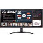 Монитор LG 34" UltraWide 34WP500-B черный IPS LED 21:9 HDMI матовая 250cd 178гр/178гр 2560x1080 75Hz FreeSync FHD 5.9кг