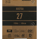 Монитор Acer 27" Nitro XV275UVYMIPRUZX черный IPS LED 1ms 16:9 HDMI M/M матовая HAS Piv 350cd 178гр/178гр 2560x1440 170Hz FreeSync Premium DP WQ USB 6кг