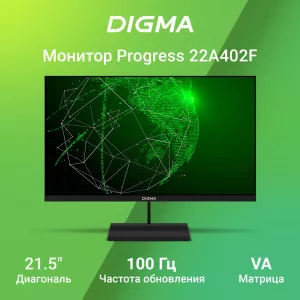  Digma 215quot Progress 22A402F VA LED 5ms 169 HDMI MM 250cd 160178 1920x1080 100Hz GSync DP FHD 22