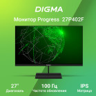 Монитор Digma 27" Progress 27P402F черный IPS LED 5ms 16:9 HDMI M/M матовая 300cd 178гр/178гр 1920x1080 100Hz G-Sync DP FHD 4.3кг