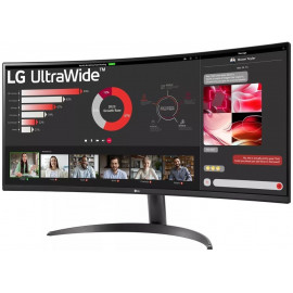 Монитор LG 34" UltraWide 34WR50QC-B черный VA LED 21:9 HDMI матовая 300cd 178гр/178гр 3440x1440 100Hz FreeSync DP WQ 5.9кг