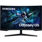 Монитор Samsung 27" Odyssey G5 S27CG550EI черный VA LED 1ms 16:9 HDMI матовая 300cd 178гр/178гр 2560x1440 165Hz FreeSync DP Quad 2K (1440p) USB 4.1кг