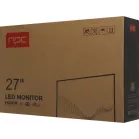 Монитор NPC 27" MF2712-B черный IPS LED 4ms 16:9 HDMI M/M Cam матовая HAS Piv 1000:1 300cd 178гр/178гр 1920x1080 100Hz G-Sync FreeSync VGA DP FHD USB 7.9кг