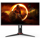 Монитор AOC 27" Q27G2S черный/красный IPS LED 16:9 HDMI матовая HAS Piv 1000:1 350cd 178гр/178гр 2560x1440 165Hz DP 2K 5.6кг