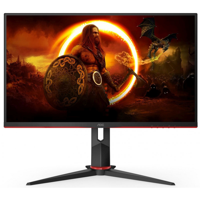 Монитор AOC 27" Q27G2S черный/красный IPS LED 16:9 HDMI матовая HAS Piv 1000:1 350cd 178гр/178гр 2560x1440 165Hz DP 2K 5.6кг Монитор AOC 27" Q27G2S черный/красный IPS LED 16:9 HDMI матовая HAS Piv 1000:1 350cd 178гр/178гр 2560x1440 165Hz DP 2K 5.6кг