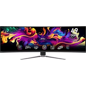  MSI 49quot MPG 491CQP QDOLED QD OLED LED 329 HDMI HAS Piv 250cd 178178 5120x1440 144Hz DP DQ USB 103