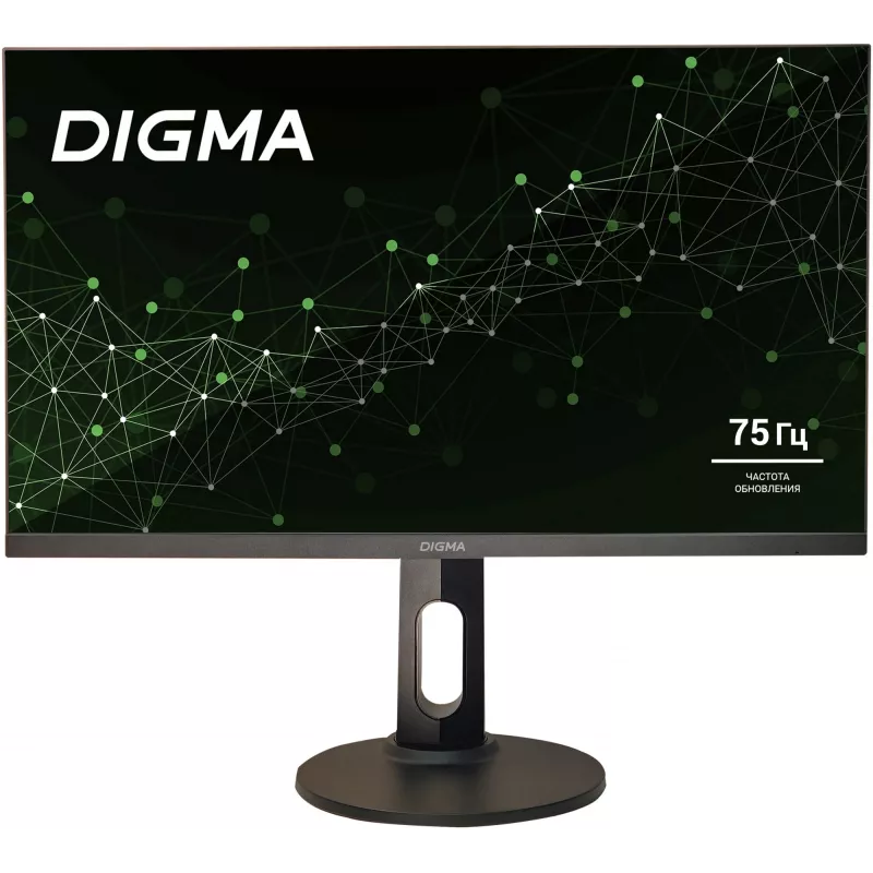 Монитор Digma 27" Progress 27P505Q черный IPS LED 5ms 16:9 HDMI M/M матовая HAS 350cd 178гр/178гр 2560x1440 75Hz FreeSync DP 2K 6.05кг