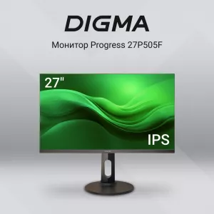  Digma 27quot Progress 27P505F IPS LED 169 HDMI MM HAS Piv 300cd 178178 1920x1080 75Hz GSync FreeSync DP FHD 43