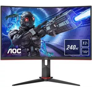  AOC 315quot Gaming C32G2ZEBK VA LED 169 HDMI 300cd 178178 1920x1080 240Hz FreeSync DP FHD 698