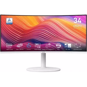  MSI 34quot Modern MD342CQPW VA LED 219 HDMI MM HAS Piv 35001 300cd 178178 3440x1440 120Hz DP UW USB 805