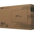 Монитор Acer 27" EK271UEbmiipx черный IPS LED 5ms 16:9 HDMI M/M матовая 1000:1 250cd 178гр/178гр 2560x1440 100Hz FreeSync DP Quad 2K (1440p) 3.5кг