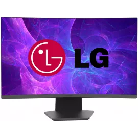 Монитор LG 27" UltraGear 27GS60QC-B фиолетовый VA LED 16:9 HDMI матовая 300cd 178гр/178гр 2560x1440 180Hz FreeSync DP 2K 4.8кг