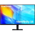 Монитор Samsung 32" ViewFinity S8 S32D800EAIXCI черный VA LED 5ms 16:9 HDMI матовая HAS Piv 3000:1 350cd 178гр/178гр 3840x2160 60Hz DP 4K USB 6.9кг