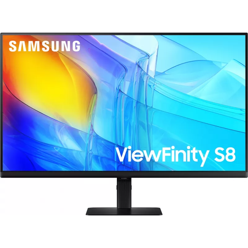 Монитор Samsung 32" ViewFinity S8 S32D800EAIXCI черный VA LED 5ms 16:9 HDMI матовая HAS Piv 3000:1 350cd 178гр/178гр 3840x2160 60Hz DP 4K USB 6.9кг