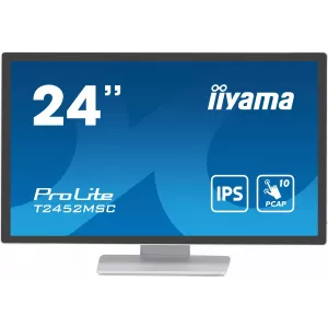  Iiyama 238quot ProLite T2452MSCW1 IPS LED 14ms 169 HDMI MM 400cd 178178 1920x1080 60Hz DP FHD USB Touch 56