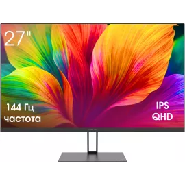 Монитор Digma Pro 27" Motion L черный IPS LED 5ms 16:9 HDMI M/M матовая HAS 350cd 178гр/178гр 2160x1440 144Hz G-Sync FreeSync DP QHD USB 3.85кг