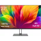 Монитор Digma Pro 27" Motion M черный IPS LED 5ms 16:9 HDMI M/M матовая 350cd 178гр/178гр 1920x1080 144Hz G-Sync FreeSync DP FHD 3.85кг