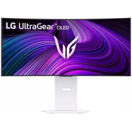 Монитор LG 34" UltraGear 34GX90SA-W черный OLED LED 21:9 HDMI M/M матовая HAS Piv 275cd 178гр/178гр 3400x1440 240Hz G-Sync FreeSync Premium DP WQ USB 10.4кг
