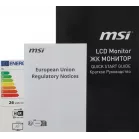 Монитор MSI 27" Pro MP275QPG черный IPS LED 16:9 HDMI M/M матовая HAS Piv 1300:1 300cd 178гр/178гр 2560x1440 100Hz DP Quad 2K (1440p) 6.26кг