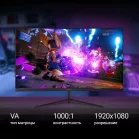 Монитор Digma 27" Overdrive 27A511F черный VA LED 1ms 16:9 HDMI матовая 250cd 178гр/178гр 1920x1080 200Hz FreeSync DP FHD 4.3кг