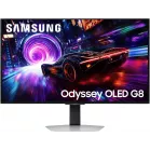 Монитор Samsung 32" Odyssey OLED G8 S32FG810SIXCI серебристый QD OLED LED 16:9 HDMI матовая HAS Piv 1000000:1 260cd 178гр/178гр 3840x2160 240Hz FreeSync Premium Pro DP 4K USB 8.4кг