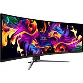 Монитор MSI 49" MPG 491CQPX QD-OLED черный QD OLED LED 32:9 HDMI матовая HAS Piv 250cd 178гр/178гр 5120x1440 240Hz DP USB 10.6кг